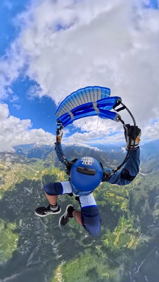 BreakOff founder under canopy